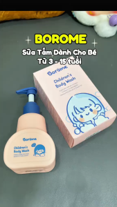 Sữa tắm Borome trẻ em mùi hoa cúc dịu nhẹ an toàn cho làn da bé dung tích 250ml