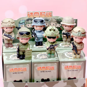 ของเล่นตัวการ์ตูนน่ารัก ของสะสมสำหรับเด็ก เลขที่ 1 ในสตรีทแฟชั่น ของขวัญวันเกิด ตัวต่อแบบโมเดล วัสดุ PVC