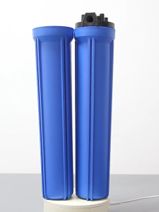 QUANTIANกระบอกกรองน้ำ Bigblue 20 นิ้ว Housing เกลียวทองเหลือง 4หุน แถมไส้กรอง PP กรองตะกอน 20" เครื่องกรองน้ำใช้ กรองน้ำประปา กรองน้ำใส ตู้น้ำหยอดเหรียญ กระบอก 20 นิ้ว