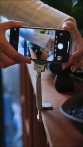 HANA Universal Magnetic Phone Holder Travel Essentials Flexible Rotation Hands-Free Airplane Phone Mount