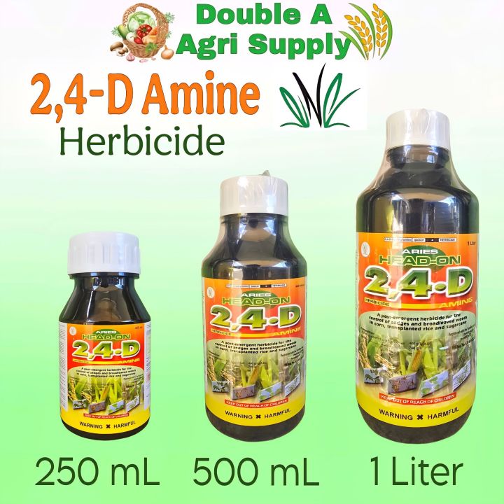 2-4-D / 24-D / 24D Amine Post Emergent Herbicide Herbicide With Minimum 12  Months Shelf Life Herbicide For Insect Control 500 Ml 1 Liter 250 Ml Net  Content Herbicide - Lazada | Lazada PH