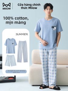 MiiOW | Bộ Đồ Ngủ Mùa Hè Cotton 3 Món