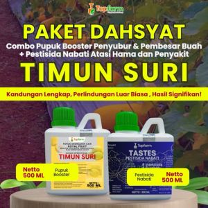 Pupuk Pestisida Topfarm & Pupuk Pelebat Buah Timun Suri