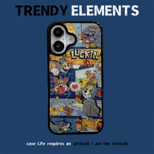 เคสโทรศัพท์มือถือ Apple 16 ดีไซน์น่ารัก ดูดซับแม่เหล็ก ด้านนอกนิ่ม รูใหญ่ ป้องกันการตกหล่น ดีไซน์การ์ตูนสุดน่ารัก