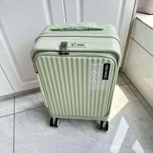 Expandable Multi-Functional Large Capacity 20 Inch Womens Carry-On Suitcase 24 Inch Mens Travel Suitcase Side Open Cover