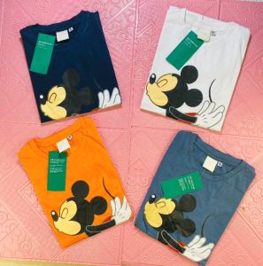 Boys Kids T-shirt: 100% Cotton Makapal Tela Bangladesh Overruns