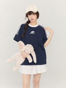 Gbiaior | Retro Patchwork Oversized T-Shirt