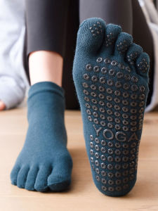 Non-slip Womens Five Toe Yoga Socks