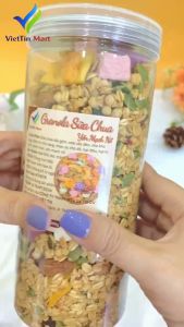 Granola Sữa Chua Yến Mạch Nổ Không Đường 500g VietTin Mart