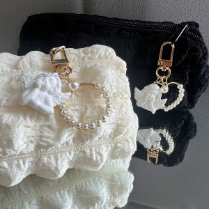 Cotton Fabric Cream Puff Style Pencil Case Unique Design Girls Stationery Box Middle School Students Essential School Supplies