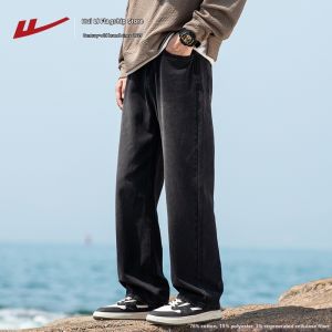 Warrior | Starry Design New Spring/Autumn Loose Straight Jeans