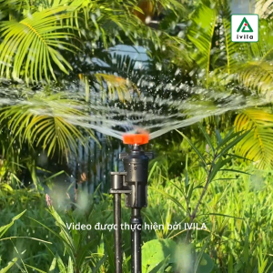 Combo 10 bộ béc tưới phun mưa Flywheel ren ngoài  21mm IFL1629 - Béc tưới xoay 360 độ tưới rautưới cây