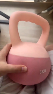 Peralatan Rumah Kettlebell Lembut Kecergasan Wanita - 5kg Latihan Mengangkat Pinggul Latihan Mengangkat Pinggul Peningkatan Kekuatan Jongkok