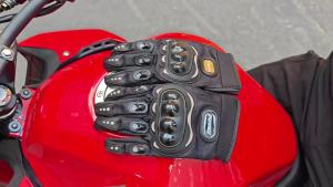 HEROBIKER | Summer Breathable Motorcycle Gloves Motorcycle Riding Gloves Anti Fall And Wear-resistant Touch Screen Full Finger Sports Gloves