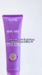 FACETOLOGY TRIPLE CARE FACIAL GEL CLEANSER REAL OAT 100ML - Kosmetik Herbal Online