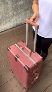 【KIYO LIVING】LUGGAGE BAG TRAVEL 20 / 24 / 28 INCH HIGH QUALITY PC+ABS ALUMINIUM FRAME USB PORT CUP HOLDER