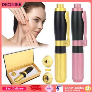 DECINIEE 2 IN 1 High Pressure Hyaluronic Acid Pen High Density Metal for Anti Wrinkle Lip Injection Hyaluron Hyaluron Pen