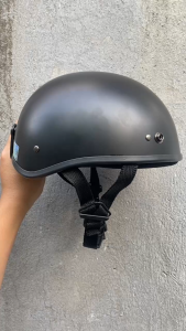 [ MÀU ĐEN NHÁM - CAO CẤP ] Mũ Bảo Hiểm nửa Đầu Nón Bảo Hiểm 1/2 Đầu Kính Phi Công Trơn Màu CUTE SHOP