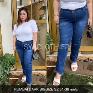 Celana Jeans Wanita 7/9 Rumba Dark-Sys Clothier