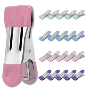 10pcs Stainless Steel Strong Clothes Clips Fixed Clothes Clip Windproof Laundry Clips for Photo Sock Clothesline clip