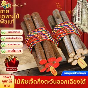 FENGSHUIGE | Infant Blessing Amulet with Rainbow Strings and Peach Wood 7cm