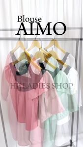 HFF - HN -Blouse Aimo / Atasan Wanita / Blouse Wanita / Baju Wanita / Atasan Wanita Korean Style / Atasan Wanita Kekinian / Baju Atasan Wanita Korea / Baju Atasan Wanita Terbaru / Blouse Korean Style