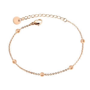 Vintage Small Golden Beads Minimalist Niche Design Bracelet