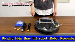 Chổi giữa rulo và màng lọc thay thế cho robot hút bụi tự động irobot roomba 500 600 700 series
