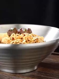 Tô chén ăn cơm ăn mì loại inox 304 mờ loại  xin -  to an com - bát ăn cơm inox - bán ăn mì thép không rỉ - bat an mi