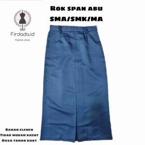 Rok abu span sekolah sma/smk/ma bahan elemen