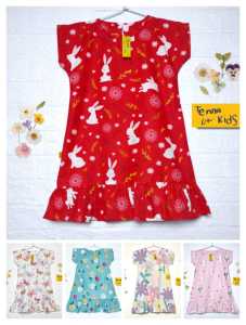 Baju Daster Dress Anak Perempuan Cewek Bahan katun adem lembut murah premium