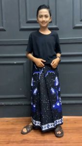 SARUNG BATIK PRINT JUNIOR SD-SMP MOTIF BECAK SARUNG ANAK KATUN HALUS
