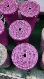 เครื่องหมายกระติกน้ําร้อน สเตนเลส ประดับเพชร แก้วน้ำเก็บความเย็นไฮโซ สำหรับผู้หญิง แบบพกพา ของขวัญ สำหรับตุ๊กตาบาร์บี้