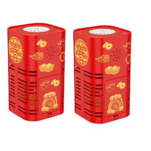 Fireworks Bubble Machine with LED Lights Automatic Sparklers Bubbles Toy Bubble Blower for Kids Party Chinese New Year Decor