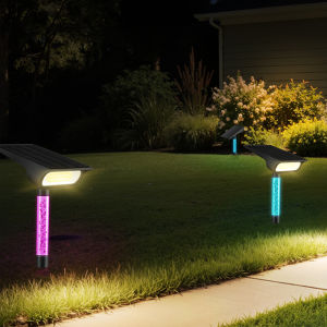 Đèn Chiếu Sáng Cảnh Quan Ngoài Trời Năng Lượng Mặt Trời Chống Thấm Nước LED Độ Sáng Cao Kiểu Hiện Đại Năm 2025 Dành Cho Vườn Sân Cây Lối Đi Hiên Nhà