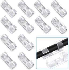 Desktop wire organizer office mobile phone charging data cable winder cable organizing clip headphone cord fixer clip fixer