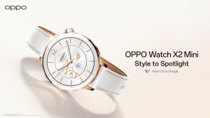 OPPO Watch X2 Mini | Wear OS by Google | 60S Health Check | Upgraded Dual-Frequency GPS | Premium Titanium Bezel | Smartwatch