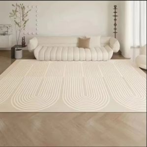 VIKAMA French Carpet For Living Room Wabi-Sabi Style Light Luxury Carpet For Bedroom Durable Carpet For Home Decoration