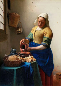 Vermeer Milkmaid Pearl Earring Jigsaw Puzzle 1000Pieces Famous Art Piece Focus Activity Leisure Time Gift