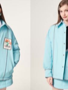 AIVEI | Dopamine Aesthetic American College Style Baseball Down Jacket