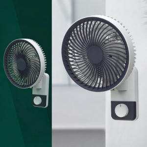 MOMIAN | Small Wall Mount Oscillating Fan for Kitchen and Bathroom