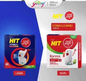 Alat Obat Anti nyamuk Elektrik HIT EXPRESS Good Knight + Refill 35ml/45hari( Alat + isi)