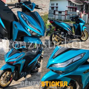 stiker skotlet biru candy sticker biru muda metalik scotlet iceblue metalic glossy premium