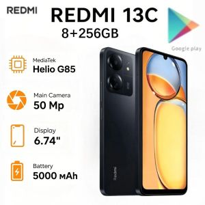 Redmi | 2026 new Redmi 13C 2026 Global Edition Smartphone 8+256GB 6.74-inch Display 5000mAh Battery New 2026