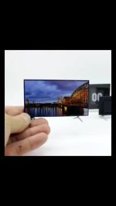 ★▲1pcs1:12 Simulation Mini Simulation TV Widget Mini TV With Base Model Living Room Tabletop Decoration Gift Crafts
