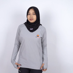 Zarventure Aretha Baselayer Women Series Wanita Cewek Lengan Panjang Olahraga Running Dry Fit Manset