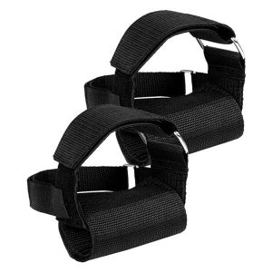 Adjustable Dumbbell Ankle Cuffs 2-Pack | Turn Dumbbell into Leg Trainer | For Glutes Legs & Core Workout All Levels Home Gym