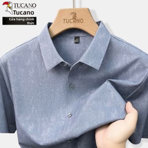 TUCANO | Áo Sơ Mi Ngắn Tay Thoáng Khí In Hoa Mới Cho Nam