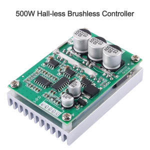 diymore | DC 12-36V 15A 500W Brushless Hall Free Motor Driver Board Motor Foward Reverse Speed Controller Control Switch Module