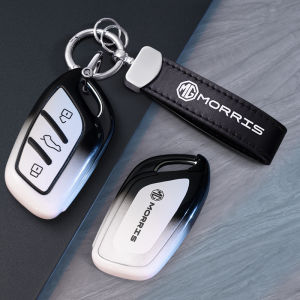 [TPU] ฝาครอบเคสกุญแจรถยนต์สำหรับ MG MG5 ZX GT GS MG3 MG6 MG4 MG7 EZS HS EHS ZS EV ไล่ระดับสีดำและสีขาวสไตล์ใหม่